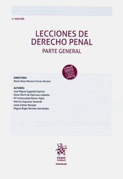 Imagen de Lecciones de Derecho Penal. Parte General, 4ª ed, 2019