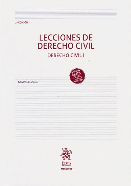 Imagen de Lecciones de Derecho Civil. Derecho Civil I, 2ª ed, 2019