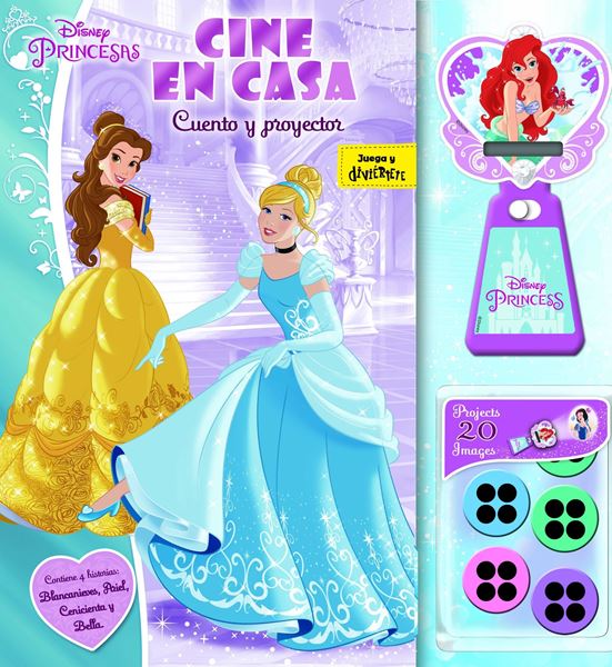 Princesas. Cine en casa "Cuento y proyector"