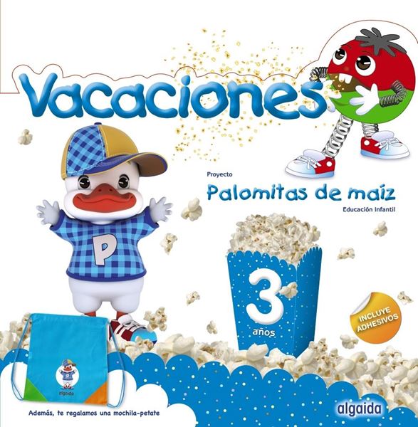 Palomitas de maíz 3 años. Cuaderno de vacaciones