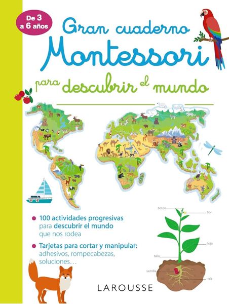 Gran cuaderno Montessori para descubrir el mundo "De 3 a 6 años"