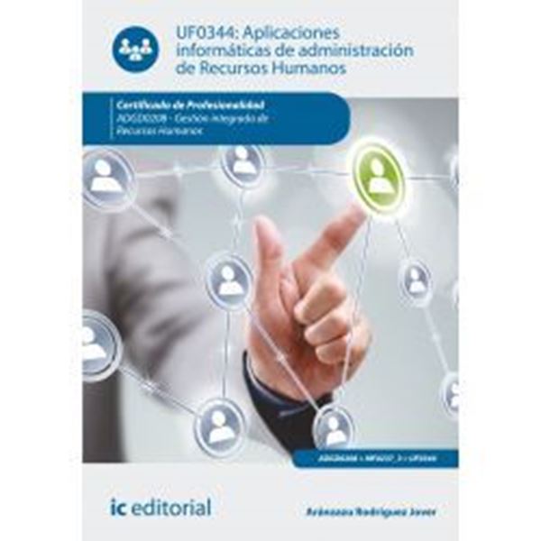 Imagen de Libro en papel. Aplicaciones informáticas de administración de recursos humanos. ADGD0208 - Gest