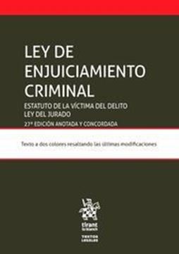 Imagen de Ley Enjuiciamiento Criminal, 27ª ed, 2019 "Estatuto de la víctima del delito. Ley del jurado"
