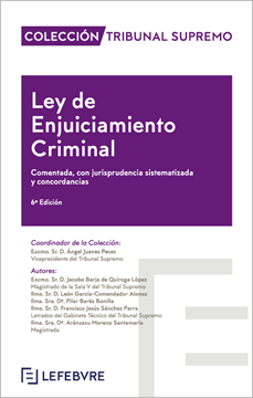 Imagen de Ley de Enjuiciamiento Criminal 6ª Ed. 2019 "Comentada, con jurisprudencia sistematizada y concordancias"