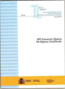 IRPF Estimación Objetiva IVA Régimen Simplificado "(Orden Hac/1264/2018, de 27 de noviembre)"