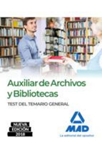 Imagen de Auxiliar de Archivos y Bibliotecas. Test del Temario General