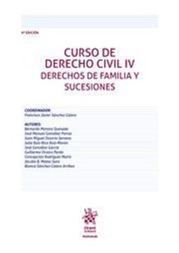 Imagen de Curso de Derecho Civil IV, 9ª ed, 2019 "Derechos de Familia y Sucesiones"