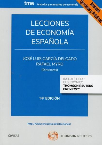 Imagen de Lecciones de Economia Española, 14ª ed, 2019