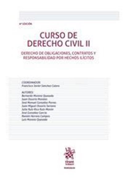 Imagen de Curso de Derecho Civil II 9ª ed, 2018 "Derecho de obligaciones, contratos y responsabilidad por hechos ilícitos"