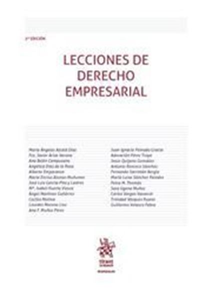 Imagen de Lecciones de Derecho Empresarial 2ª ed, 2018