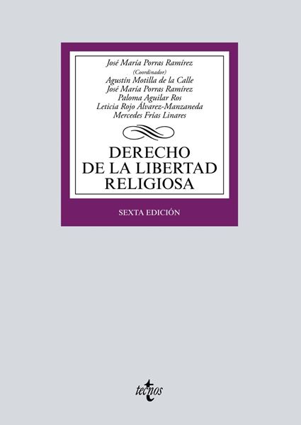 Derecho de la libertad religiosa, 6ª ed, 2019