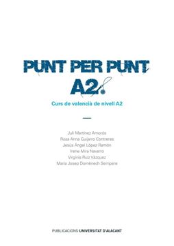 Punt per punt. A2 "Curs de valencià de nivell A2"