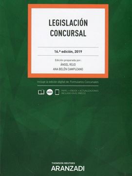 Imagen de Legislación Concursal, 16ª ed, 2019