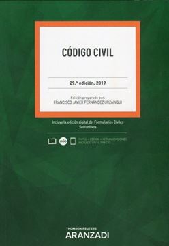 Imagen de Codigo Civil, 29ª ed, 2019