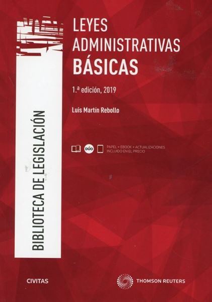 Imagen de Leyes Administrativas Básicas, 1ª ed, 2019