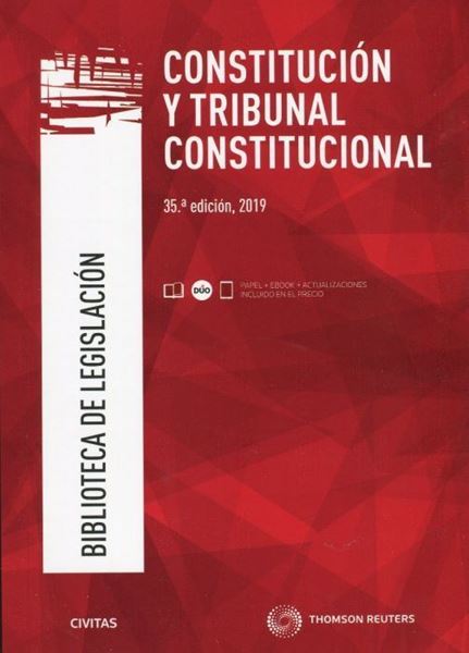 Imagen de Constitución y Tribunal Constitucional, 35ª ed, 2019