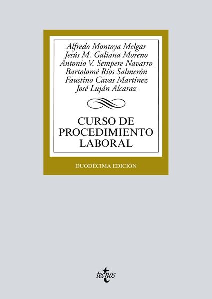 Curso de procedimiento laboral, 12ª ed, 2019