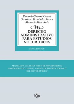 Derecho Administrativo para estudios no jurídicos, 6ª ed, 2019 "(Adaptado al EEES)"