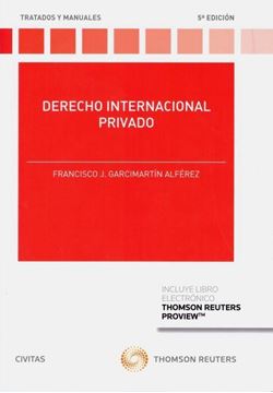 Imagen de Derecho Internacional Privado, 5ª ed, 2019