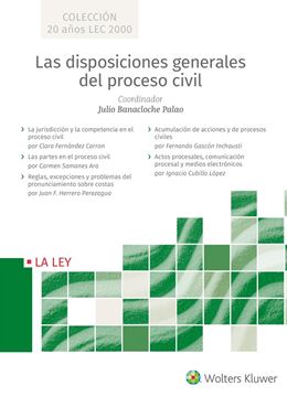 Las disposiciones generales del proceso civil 5 Vols., 2019