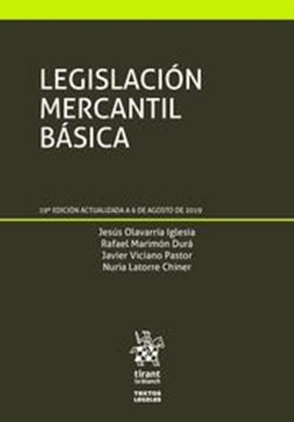 Imagen de Legislación Mercantil Básica, 19ª ed, 2019