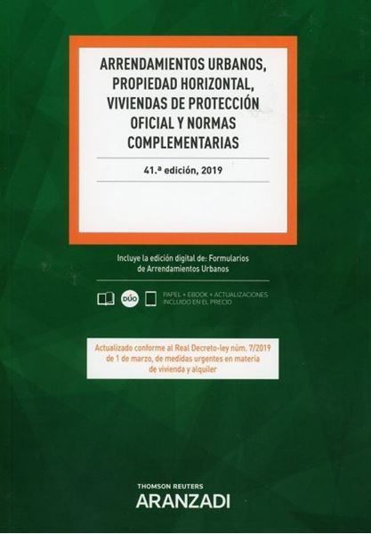 Imagen de Arrendamientos urbanos, propiedad horizontal, viviendas de protección oficial y normas complementarias