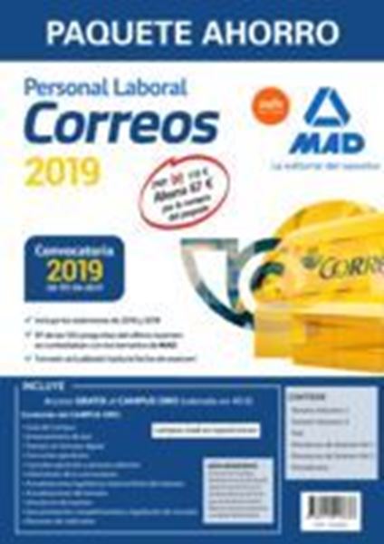 Imagen de Paquete Ahorro Personal Laboral Correos 2019