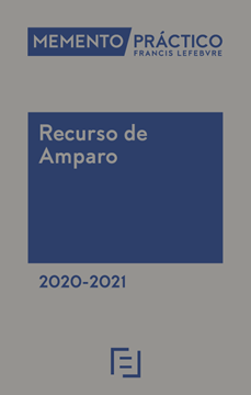 Imagen de Memento Práctico Recurso de Amparo 2020-2021