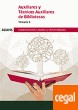 Imagen de Temario 1 Auxiliares y Técnicos de Auxiliares de Bibliotecas Corporaciones Locales y Universidades, 2019
