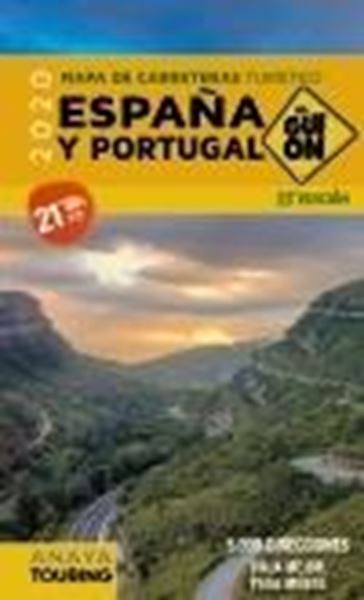 El Guión. Mapa de Carreteras Turístico España y Portugal, 23ª ed, 2020 "1:340.000"