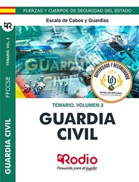 Guardia Civil 2020. Temario. Volumen 3. Escala de Cabos y Guardias