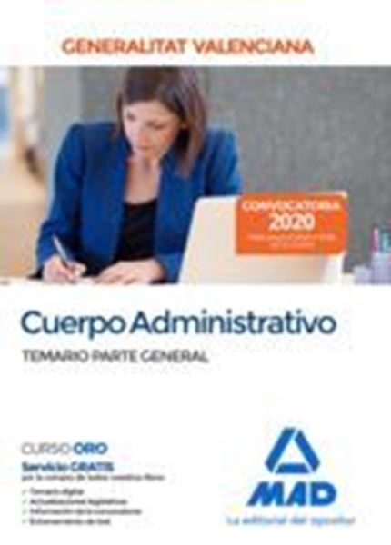 Imagen de Temario Parte General Cuerpo Administrativo Generalitat Valenciana, 2020