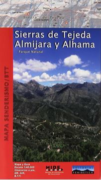 Sierras de Tejada Almijara y Alhama. Parque Natural "Mapa senderismo "