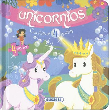 Unicornios "Contiene 4 puzles"