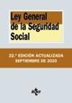 Ley General de la Seguridad Social, 22ª ed, 2020