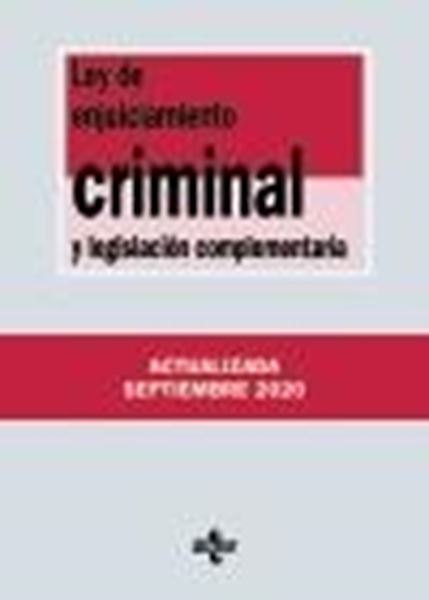 Ley de Enjuiciamiento Criminal y legislación complementaria, 37ª ed, 2020