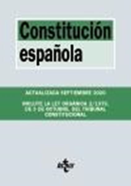 Constitución Española, 24ª ed, 2020 "Incluye la Ley Orgánica 2/1979, de 3 de Octubre, del Tribunal Constitucional"