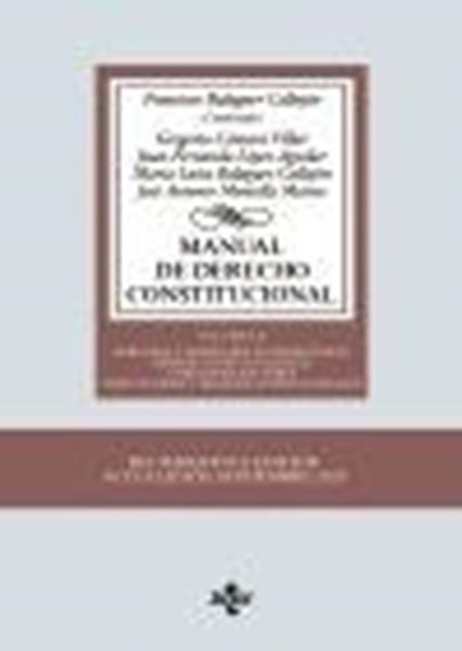 Manual de Derecho Constitucional, 15ª ed, 2020 "Vol. II: Derechos y libertades fundamentales. Deberes constitucionales y principios rectores institucion"