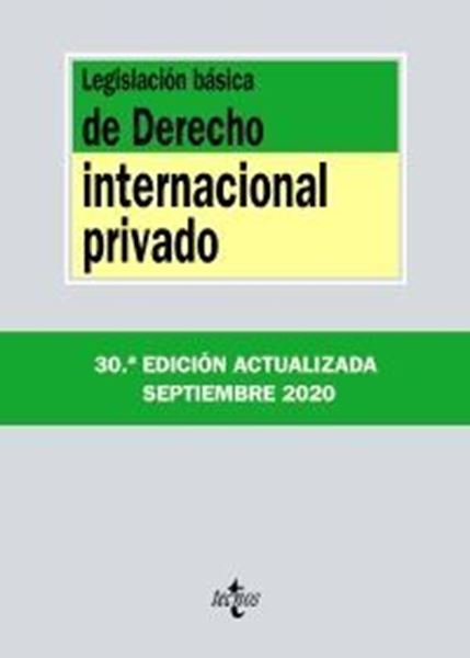 Imagen de Legislación básica de Derecho Internacional Privado, 30ª ed, 2020
