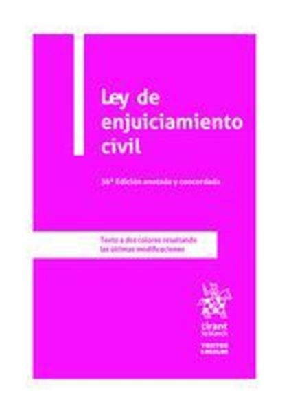 Imagen de Ley de enjuiciamiento civil, 36ª ed, 2020