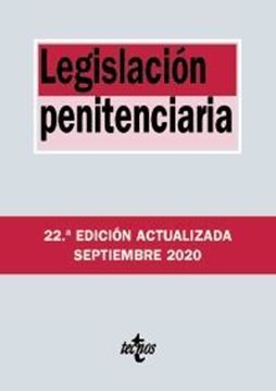 Imagen de Legislación penitenciaria, 22ª ed. 2020