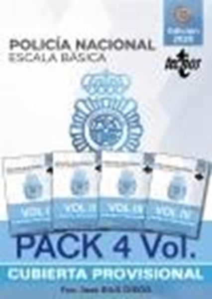 Pack Temario oposición escala básica policía nacional, 2020 "4 volumenes"