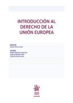 Imagen de Introducción al Derecho de la Unión Europea, 1ª ed, 2020