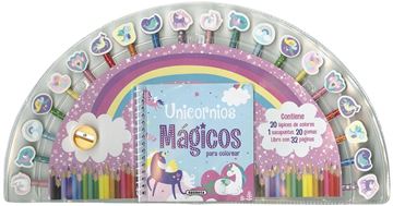 Unicornios mágicos para colorear