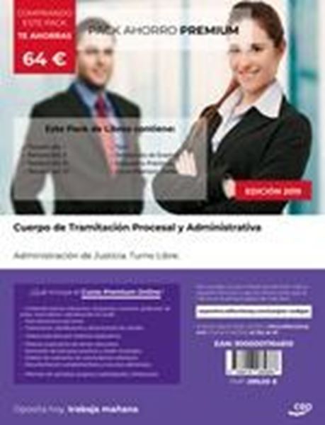 Pack Cuerpo de Tramitación procesal y administrativa, 2019 "Pack ahorro premium"
