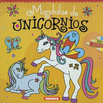 Mandalas de unicornios para colorear