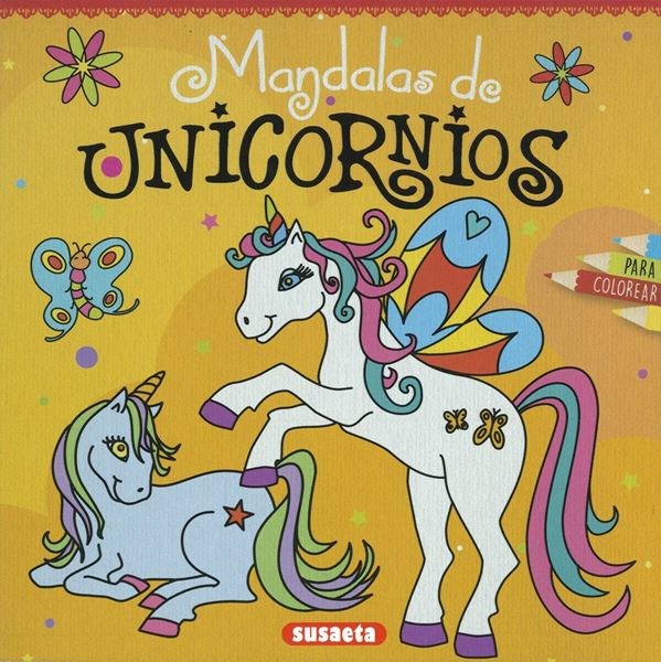 Mandalas de unicornios para colorear