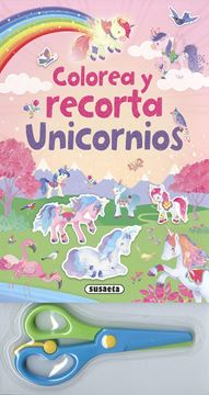 Colorea y recorta unicornios