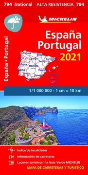 Mapa National Nº 794 España - Portugal 2021 "Alta Resistencia"