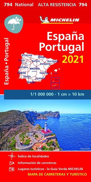 Mapa National Nº 794 España - Portugal 2021 "Alta Resistencia"